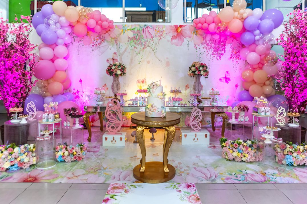 Imagem das decorações star happy