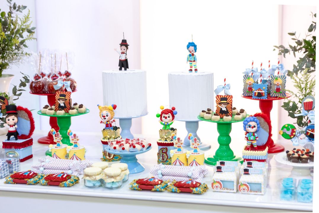 Imagem das decorações star happy