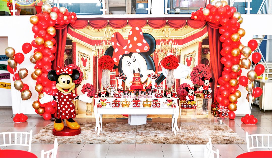 Imagem das decorações star happy