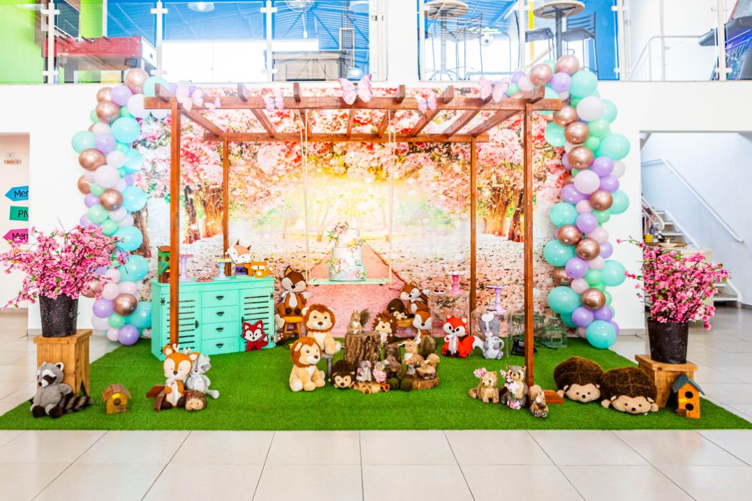 Imagem das decorações star happy