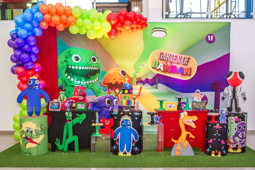 Imagem das decorações star happy