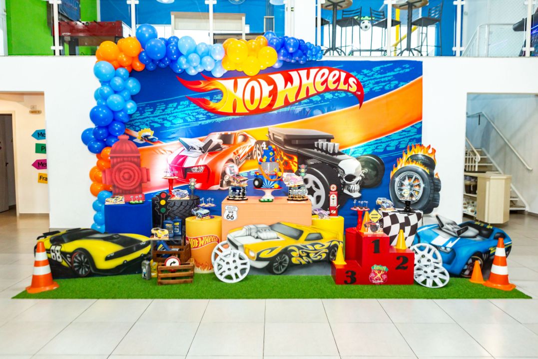 Imagem das decorações star happy