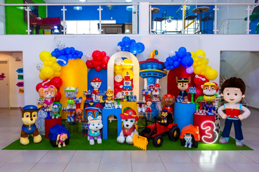 Imagem das decorações star happy