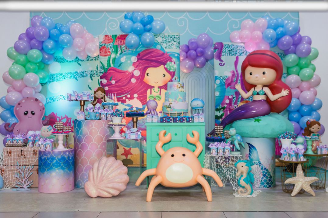 Imagem das decorações star happy
