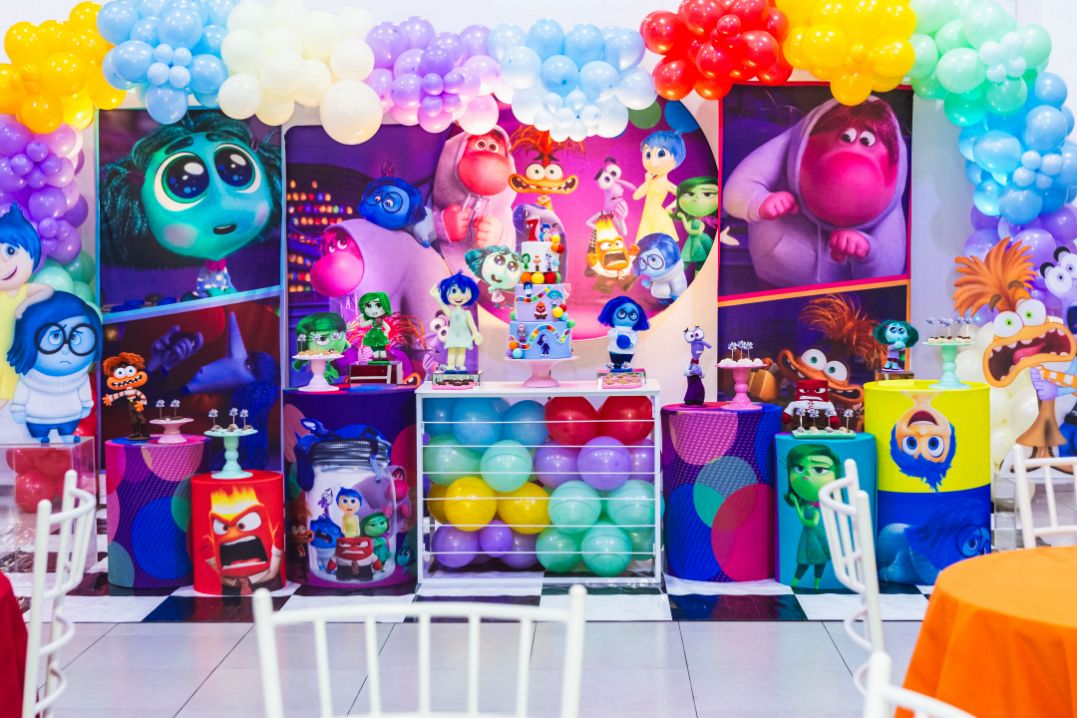 Imagem das decorações star happy