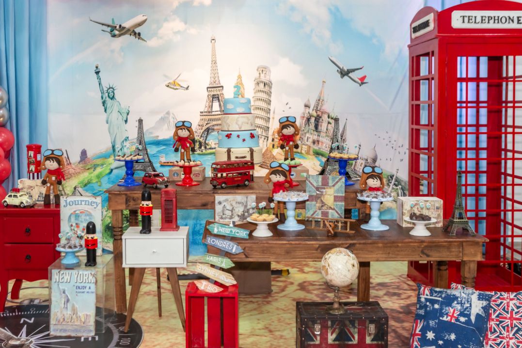 Imagem das decorações star happy