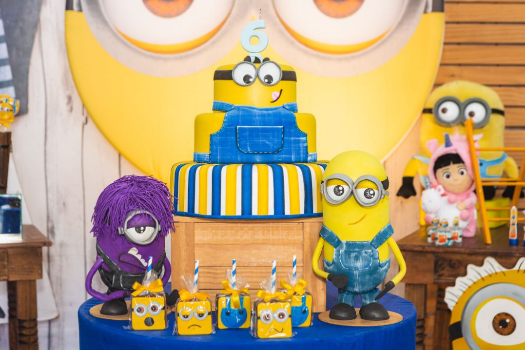 Imagem das decorações star happy