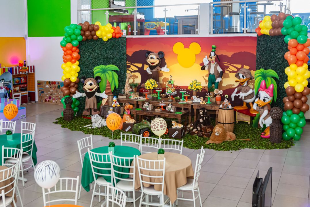Imagem das decorações star happy