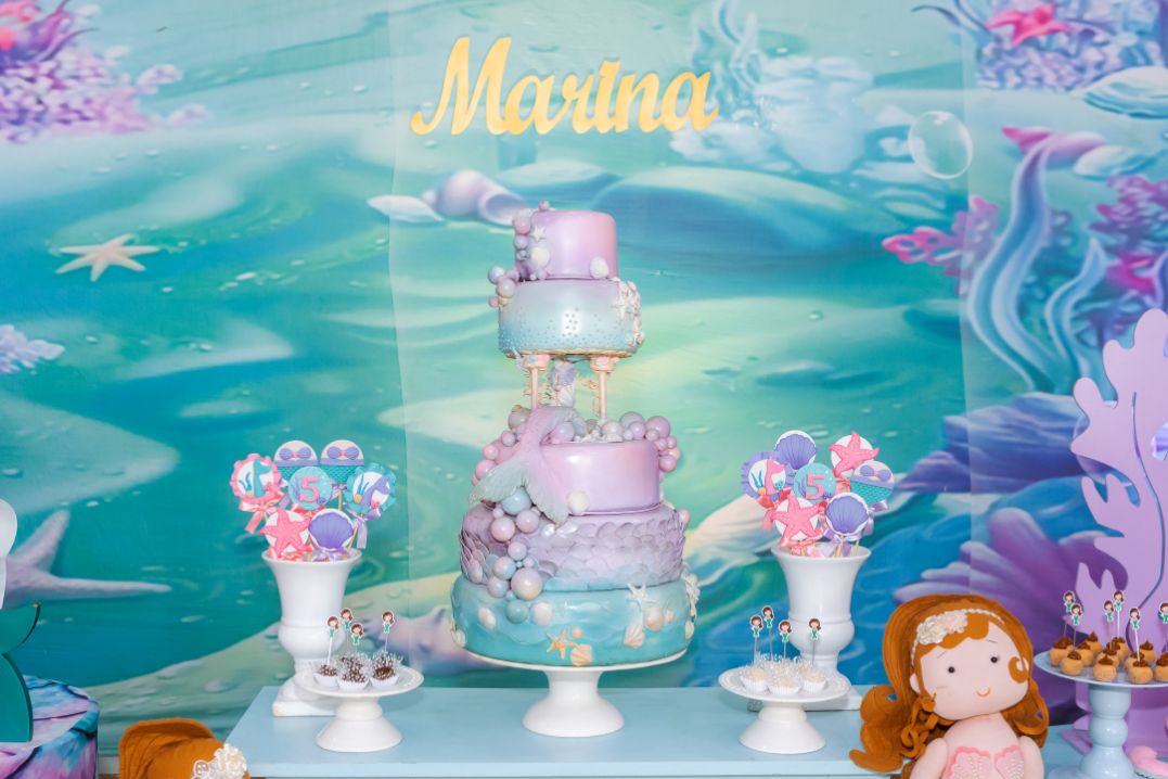 Imagem das decorações star happy