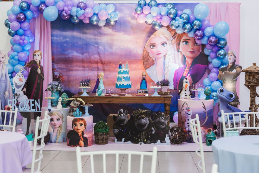 Imagem das decorações star happy