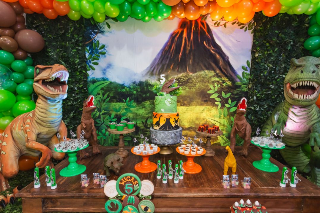 Imagem das decorações star happy