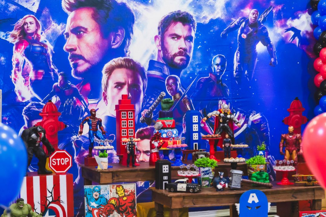 Imagem das decorações star happy