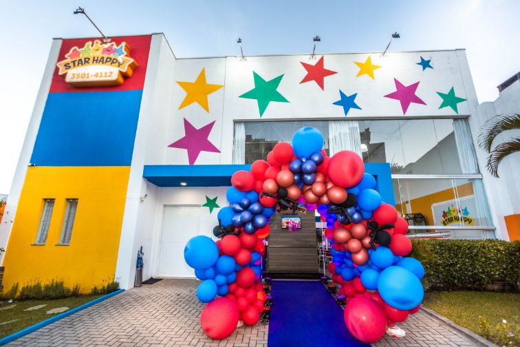 Estrutura disponibilizada para os eventos no Buffet Star Happy