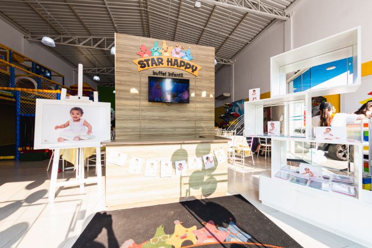 Estrutura disponibilizada para os eventos no Buffet Star Happy