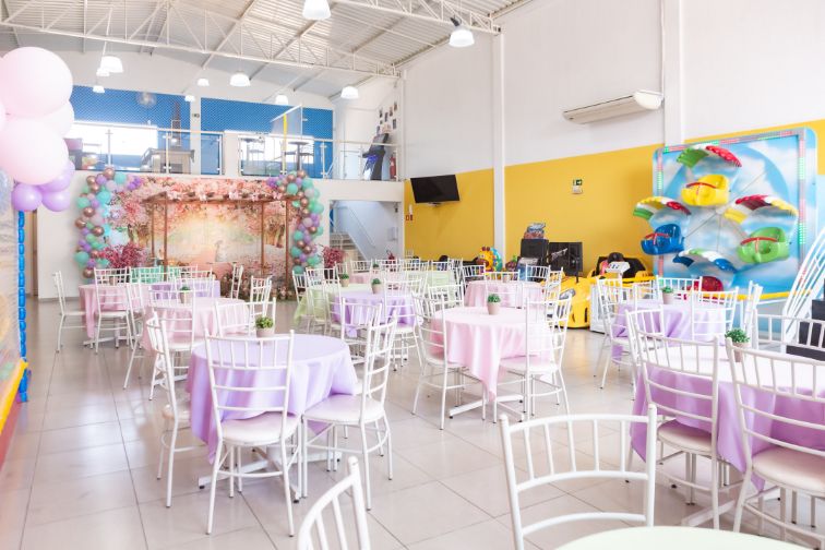 Estrutura disponibilizada para os eventos no Buffet Star Happy