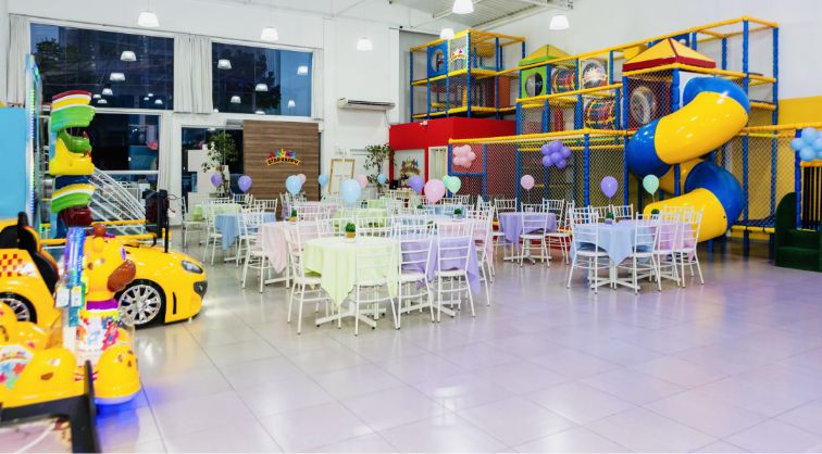 Estrutura disponibilizada para os eventos no Buffet Star Happy