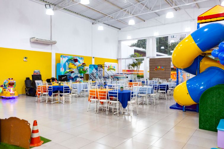 Estrutura disponibilizada para os eventos no Buffet Star Happy