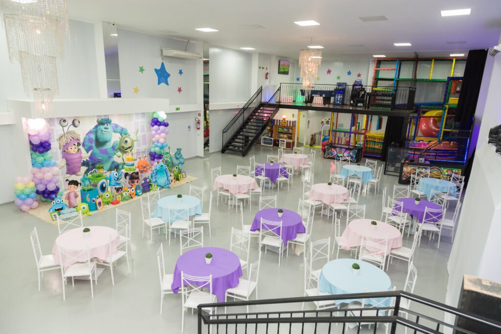Estrutura disponibilizada para os eventos no Buffet Star Happy