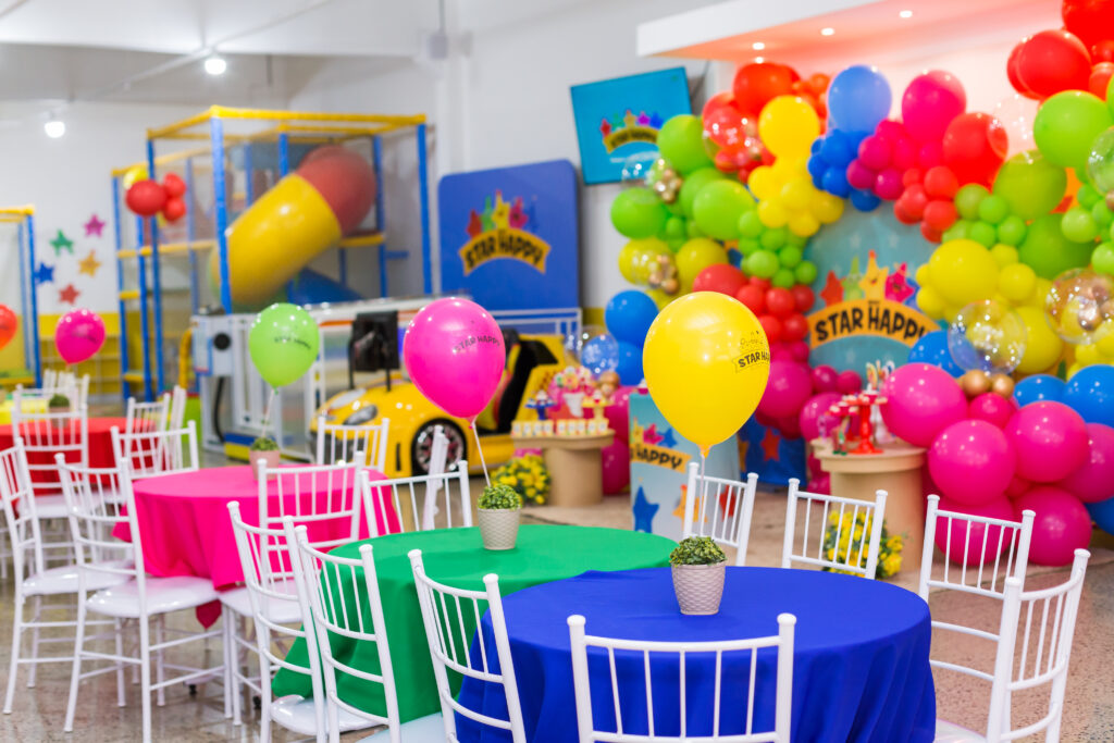 Estrutura disponibilizada para os eventos no Buffet Star Happy