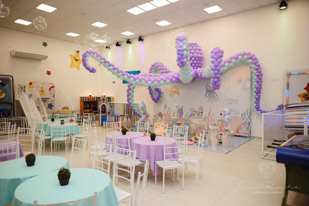 Estrutura disponibilizada para os eventos no Buffet Star Happy